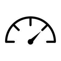 Gauge icon .speedometer measurement sign for graphic design, logo, web site, social media, mobile app, ui illustration vector