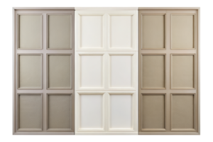 Contemporary geometric wall panel featuring rectangular pattern elements png