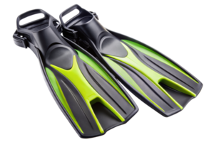 Stylish swim fins designed for optimal performance isolated on a transparent background png
