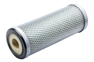 Air filter cartridge ensures clean airflow and efficiency isolated on a transparent background png