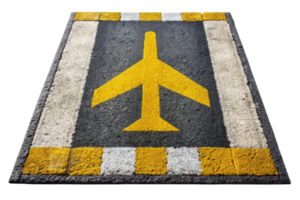 Airport Runway Marker Rug for Home or Office Decor png