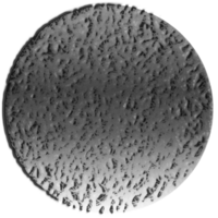 A black and white image of a circular surface png