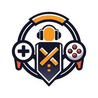 Live minimalist logo design for innovative game streaming platform featuring gaming elements and a bold visual identity vector