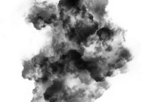 particle pollution spreading on background png
