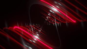 Looping Wavy Neon Line Animation with Glowing Multicolor Transitions for Digital Backgrounds video