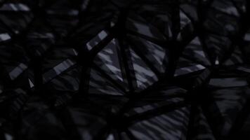 Black Textured Triangle Wave Pattern Seamless Loop Motion Animation video