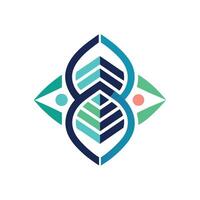 Sleek minimalist logo design representing a precision medicine startup focused on innovative health solutions and personalized treatment approaches vector