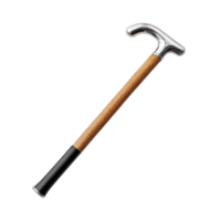 Elegant walking cane with a sleek design and sturdy grip. png