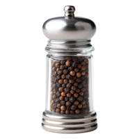 Elegant spice jar filled with assorted peppercorns for cooking. png