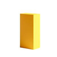 Elegant golden prism floating in ethereal space, a modern geometrical presentation, an eye-catching minimalist structure against isolation png