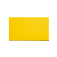 Illuminating rectangular form casting a cheerful glow, set against pure isolation png
