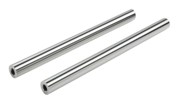 Sleek Metal Rods on a Transparent Backdrop. Precision-Engineered Components for Advanced Applications png