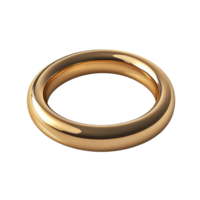 Elegant golden torus, a symbol of unity, continuity, and luxurious simplicity, with a refined presentation png