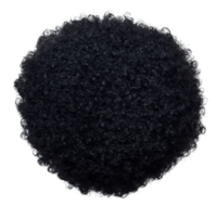 Detailed view of a round, dense, and fluffy texture with a transparent field of view png
