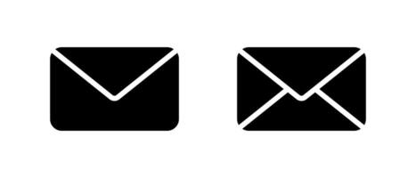 Envelope email, message icon isolated on white background. Newsletter, mail sign symbol vector