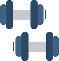 Exercise Flat Multicolored Icon Design vector