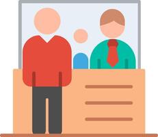 Cash Deposit Flat Multicolored Icon Design vector