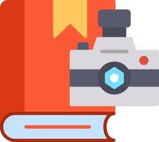Camera Shots Flat Multicolored Icon Design vector
