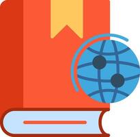 Globel Flat Multicolored Icon Design vector