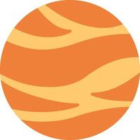 Venus Flat Multicolored Icon Design vector