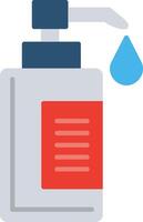 Hand Soap Flat Multicolored Icon Design vector