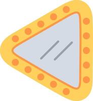 Porthole Flat Multicolored Icon Design vector