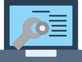 Repair Flat Multicolored Icon Design vector