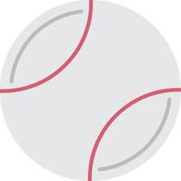 Baseball Flat Multicolored Icon Design vector