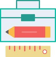 Geometry Flat Multicolored Icon Design vector
