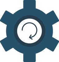Upgrade Flat Multicolored Icon Design vector