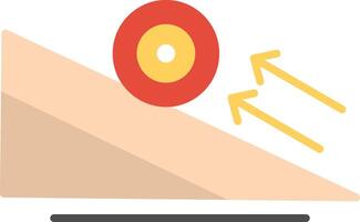 Force Flat Multicolored Icon Design vector
