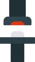 Seat Belt Flat Multicolored Icon Design vector