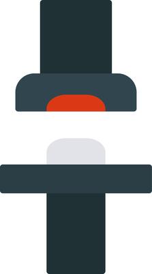Seat Belt Flat Multicolored Icon Design
