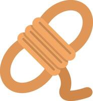 Rope Flat Multicolored Icon Design vector
