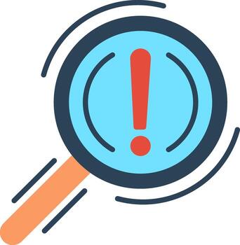 problema plano multicolor icono diseño vector