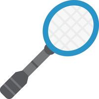 Racket Flat Multicolored Icon Design vector