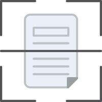 Scan Flat Multicolored Icon Design vector