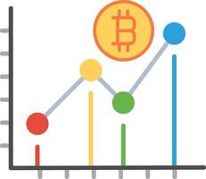 Bars Flat Multicolored Icon Design vector