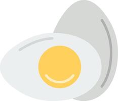 Egg Flat Multicolored Icon Design vector