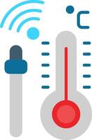 Humidity Flat Multicolored Icon Design vector