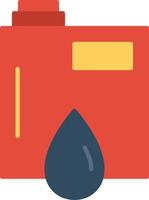 Petroleum Flat Multicolored Icon Design vector