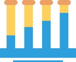 Communicating Vessels Flat Multicolored Icon Design vector