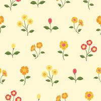 Primrose Flower Seamless Pattern Background for Print Fabric Surface Fashion Wrapping vector