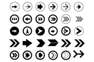 Arrow Symbols for App Navigation vector