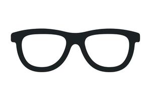Isolated Eyeglasses Simple Icon with Round Frames Design vector