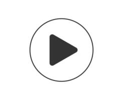 play button icon vector