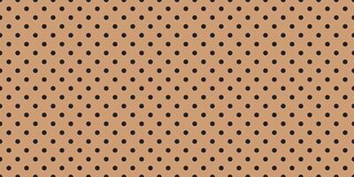 Brown peg board perforated texture background material with circle holes seamless pattern board illustration. vector
