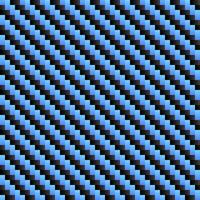 Black and blue diagonal fabric texture carbon fiber seamless texture pattern illustration. vector
