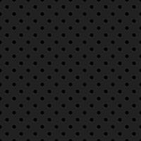 Black peg board perforated texture background material with oval holes seamless pattern. vector