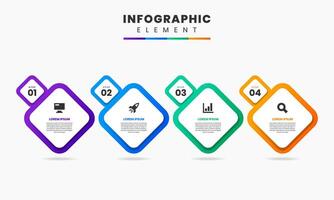 Abstract Infographic Element Design icon template can be used for process diagram, presentations, workflow layout, banner, flow chart, infographic. vector